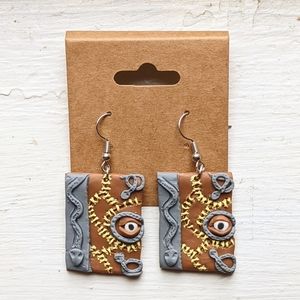 Hocus Pocus Spell Book Earrings